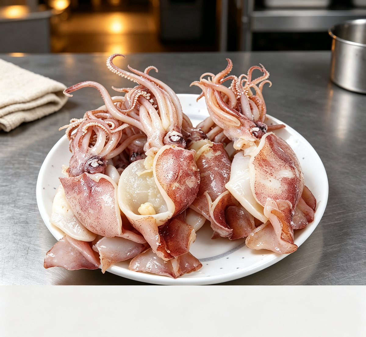 Fresh Raw Squid