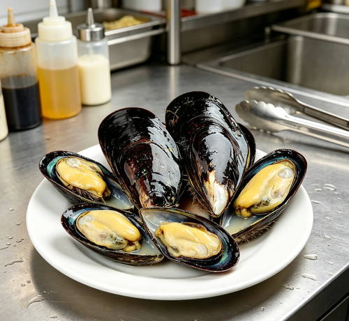 Freshly Steamed Mussels